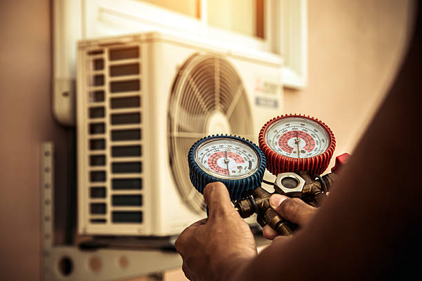 Professional Ductwork Repair technician working in Westtown, NY